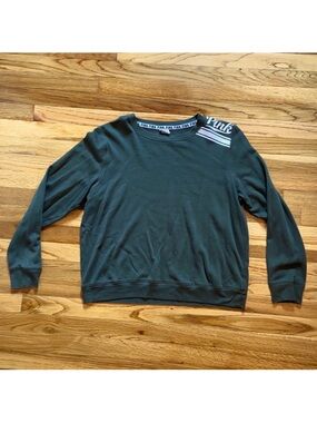 PINK - Army Green Crew neck - L